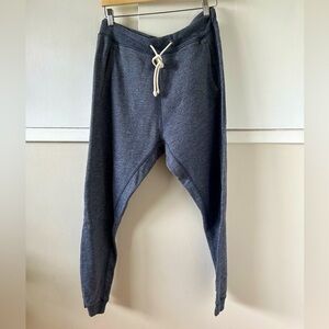 H&M Charcoal Joggers with Cream Drawstring
